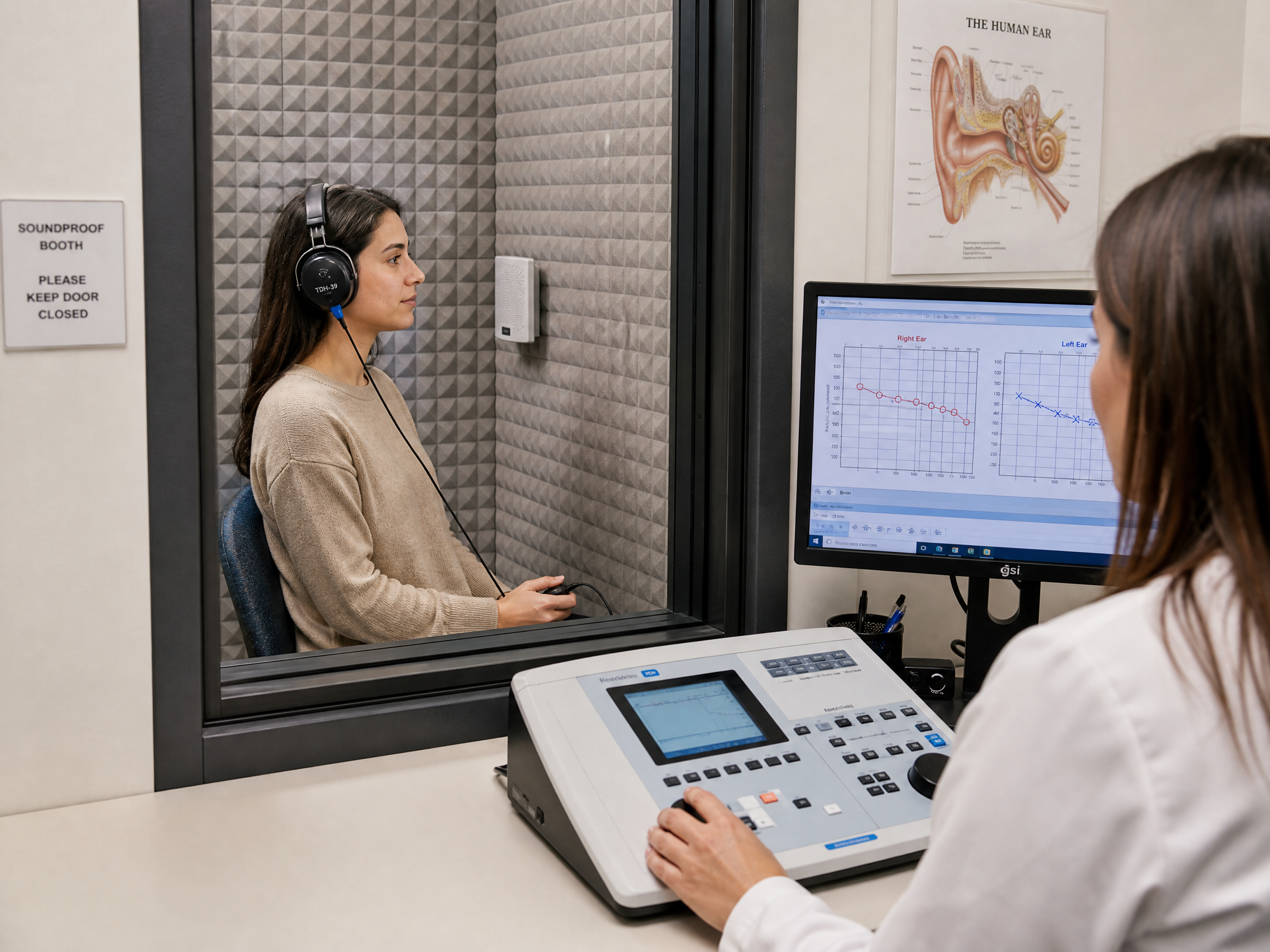 Audiometría - Examen de audición para licencia